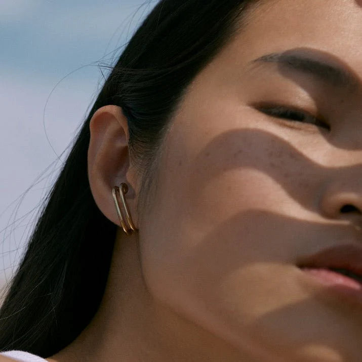 "Boucles d’oreilles Hécate Vermeil" - AURORE HAVENE