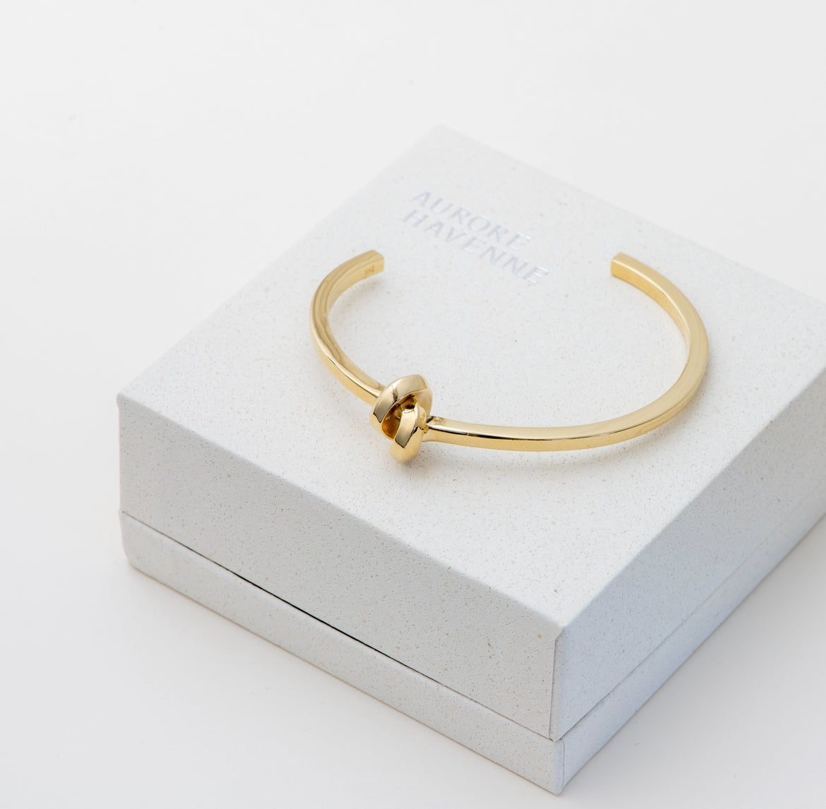 "Bracelet Wire Open Knot Vermeil" - AURORE HAVENE