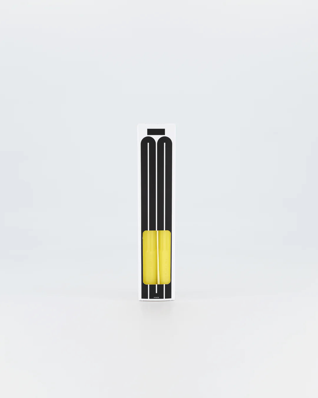 Chandelles (par 2), jaune citron - MAMÈNE