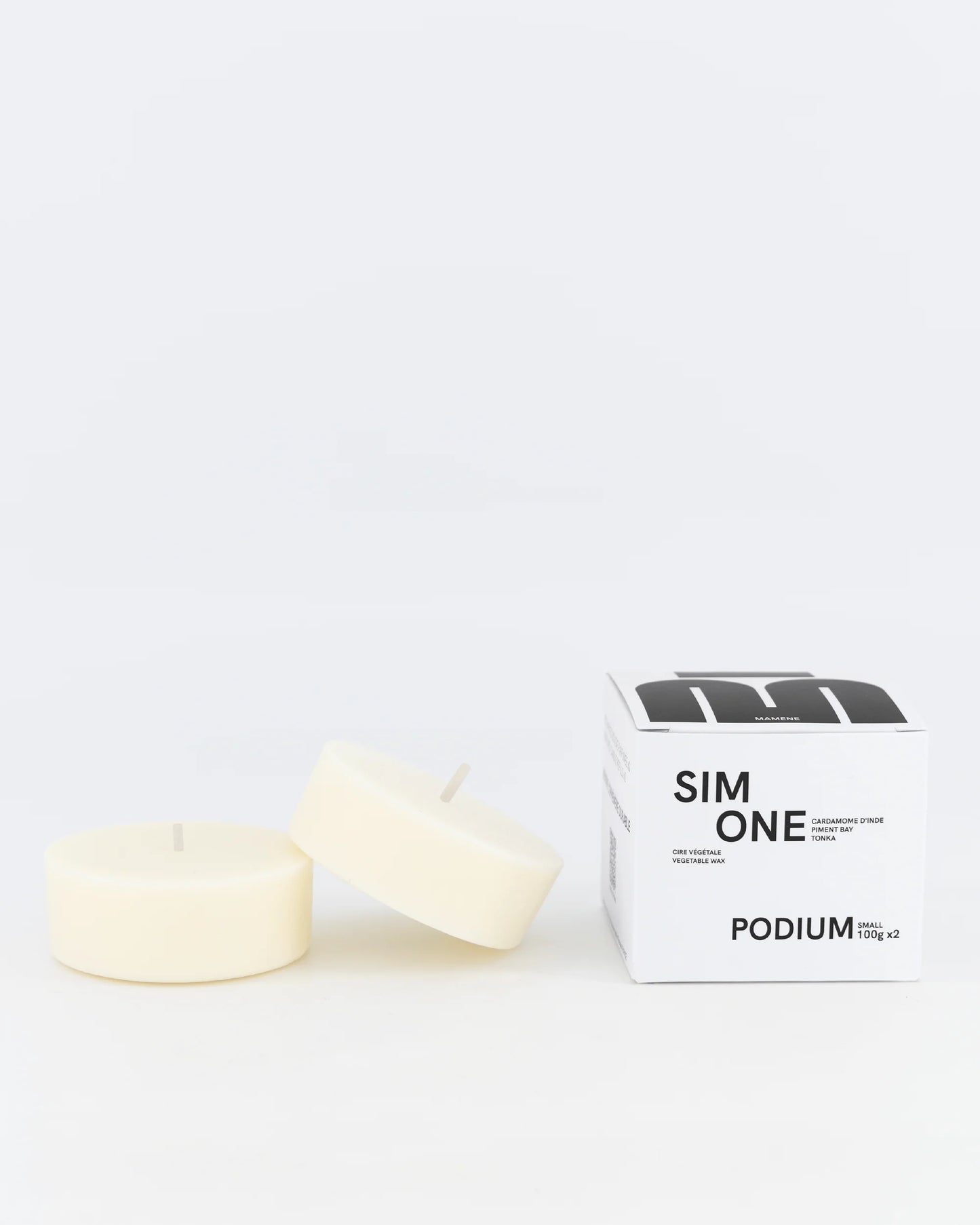 Recharges bougie "Podium small" (2X100Gr) - MAMÈNE