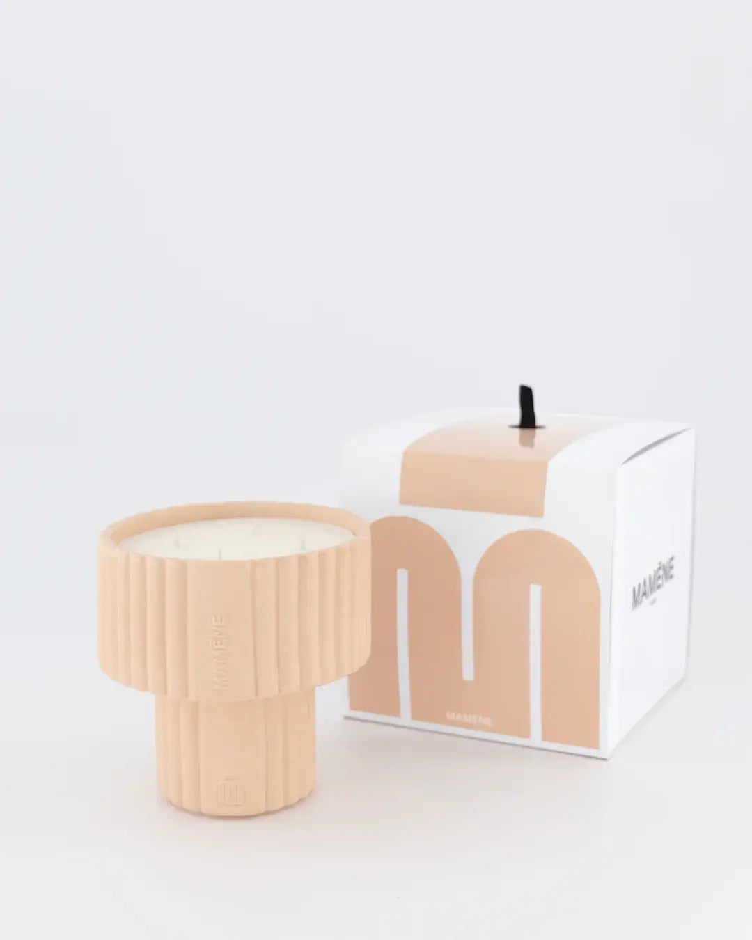 Bougie Podium Large ANDY - Mamène | Maison Diaphane