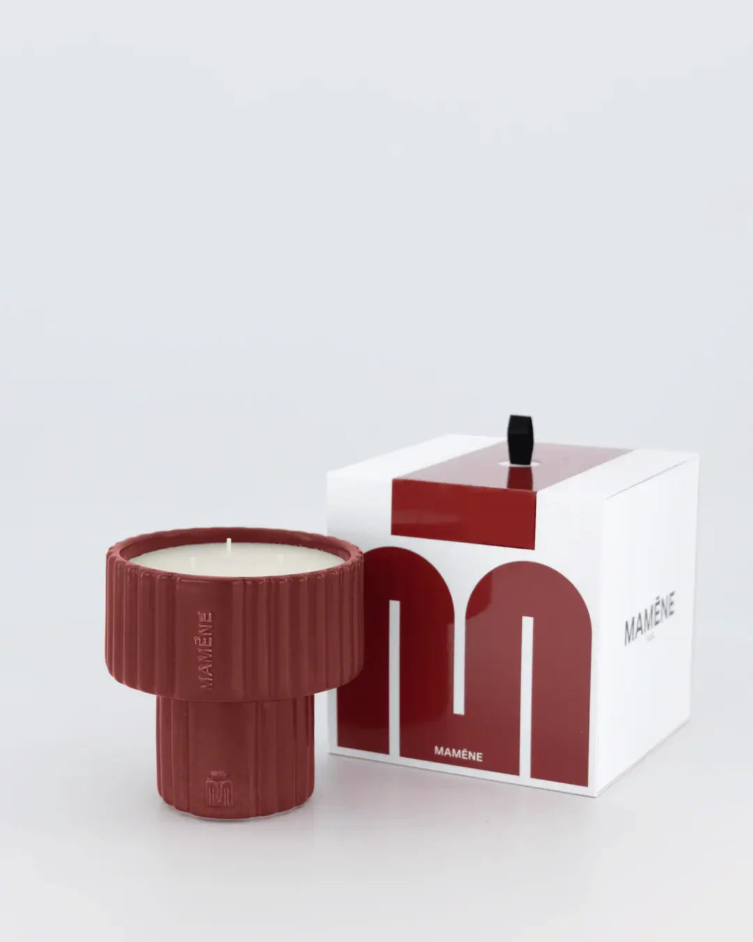 Bougie Podium Medium ROSA – vue 2 - Mamène | Maison Diaphane