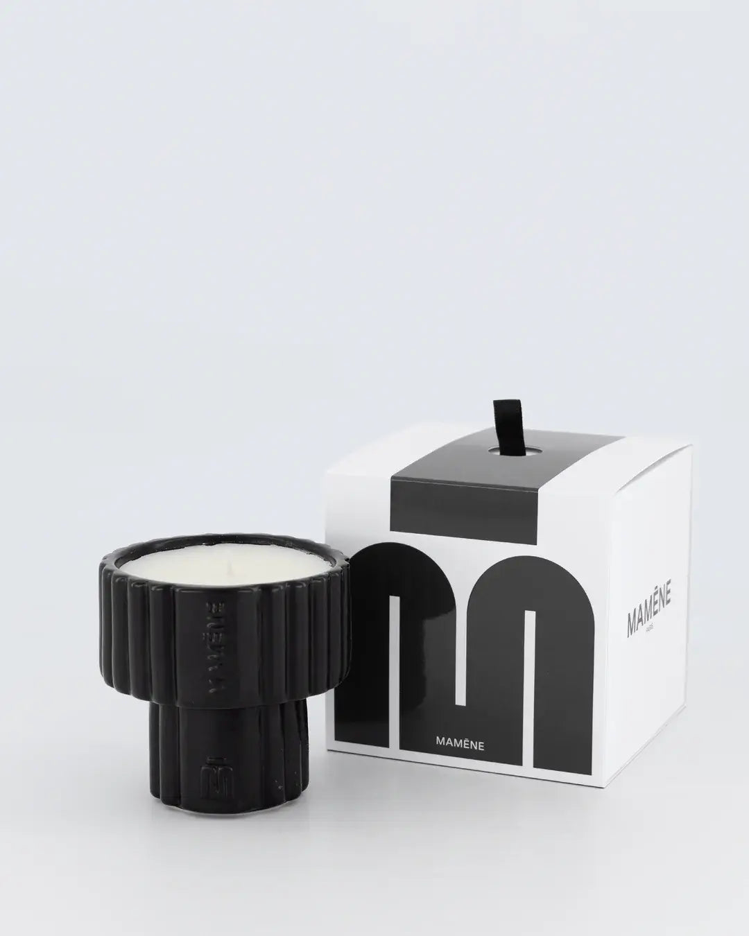 Bougie Podium Small ANDY – vue 2 - Mamène | Maison Diaphane