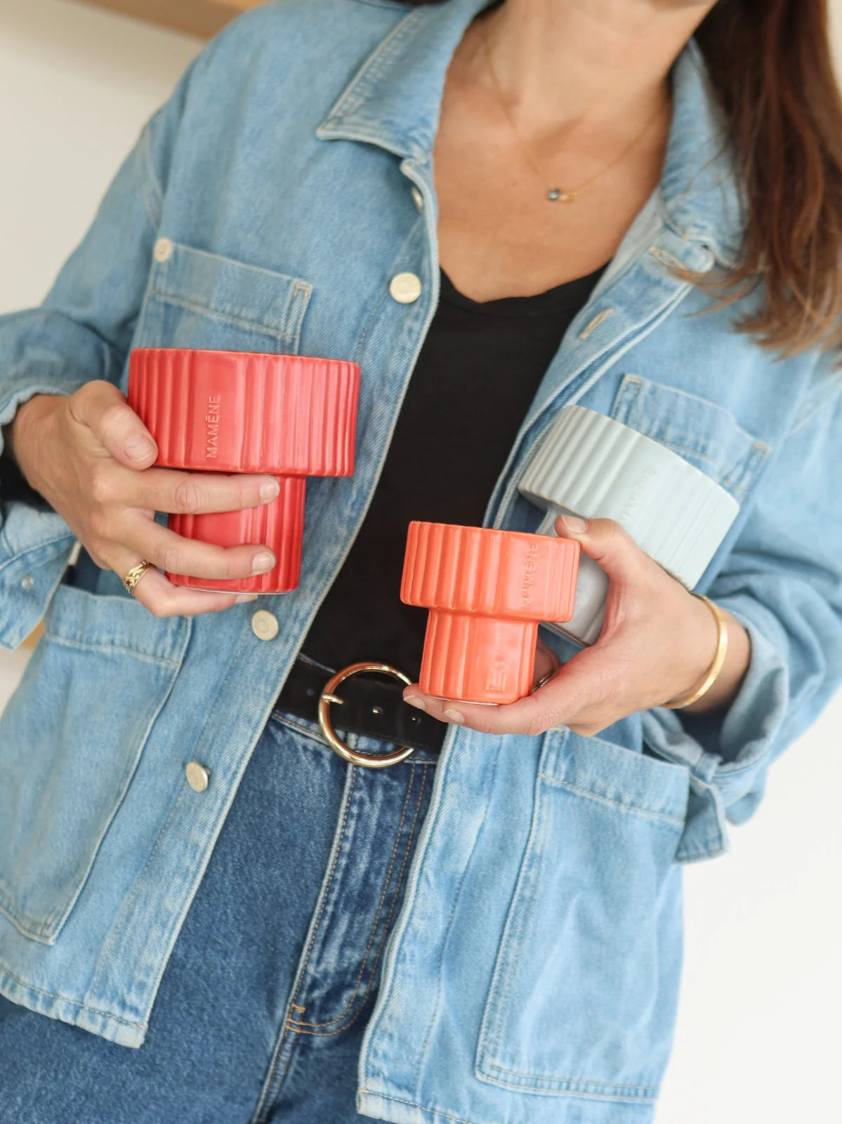bougie-podium-small-orange-corail-jeanne-mamene-maison-diaphane