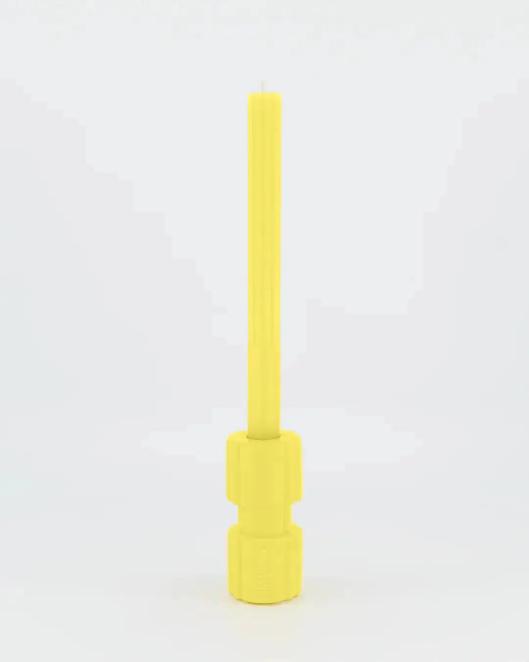 Chandelles jaune citron – vue 2 - Mamène | Maison Diaphane