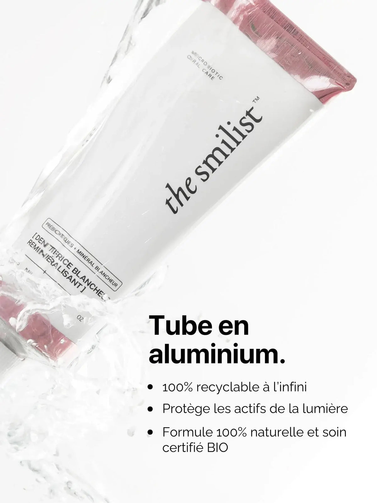 Dentifrice Reminéralisant Blancheur – texture - The Smilist | Maison Diaphane