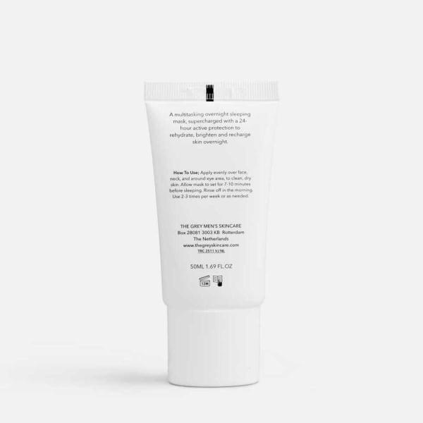 Texture et application du masque de nuit pour homme - The Grey | Maison Diaphane