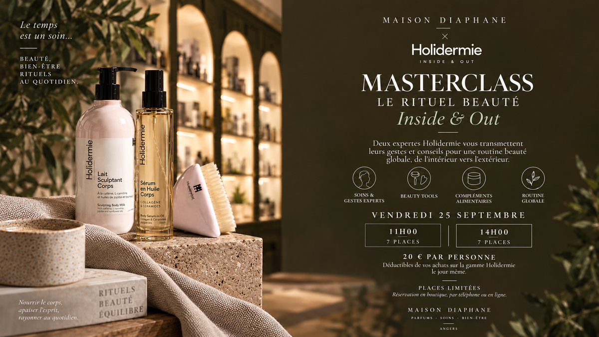 Masterclass Holidermie | Maison Diaphane