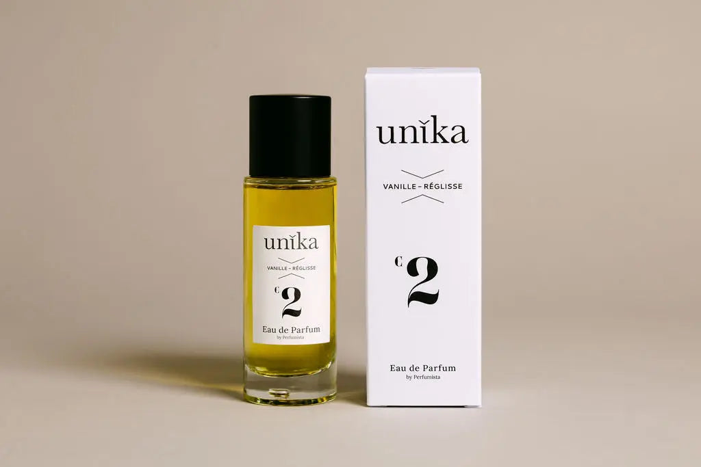 Vue rapprochée du flacon C2 - Unika | Maison Diaphane