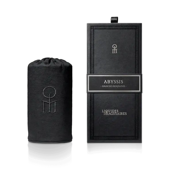 Flacon du parfum Abyssis – vue de profil - Liquides Imaginaires | Maison Diaphane