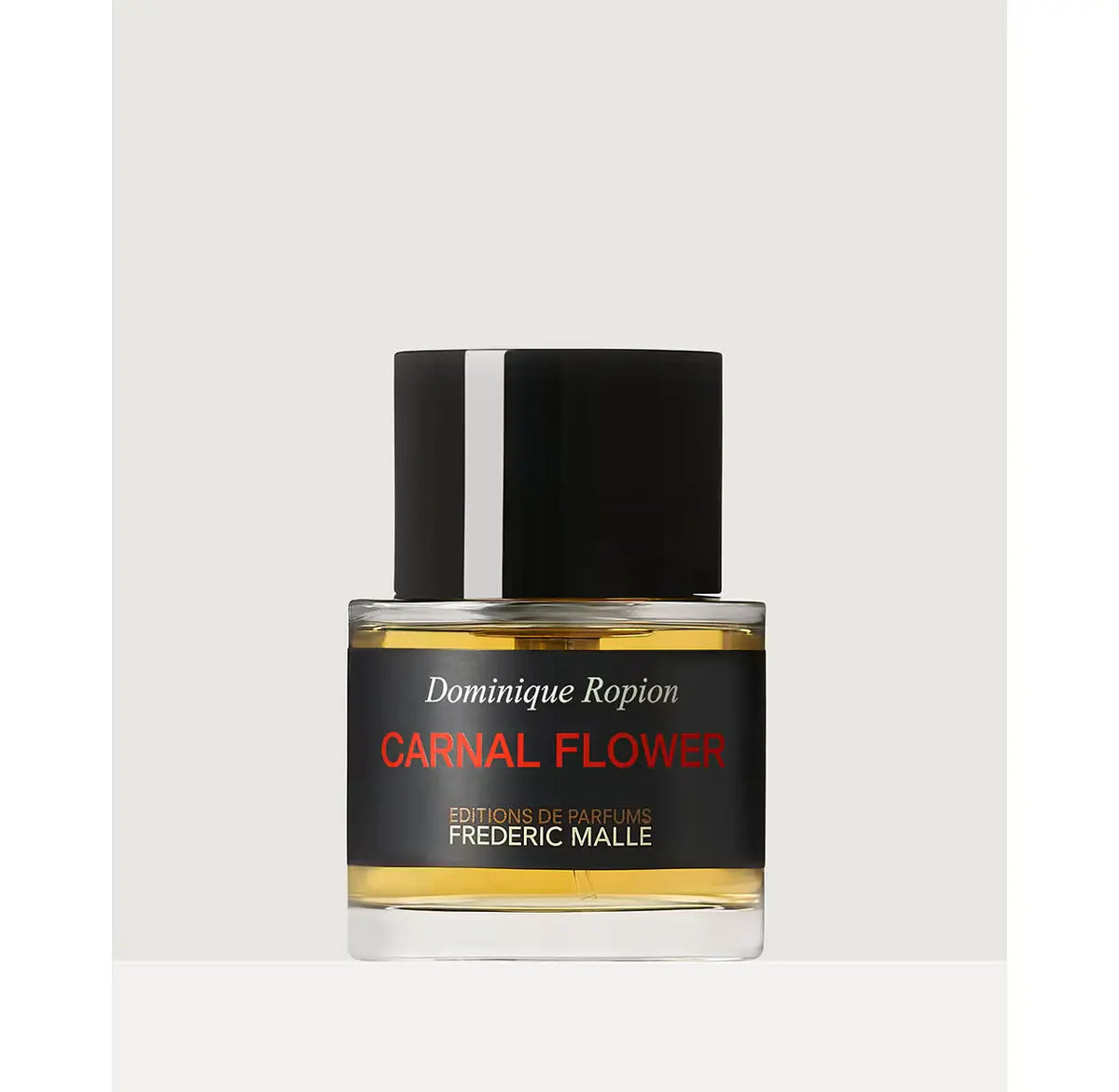 Vue rapprochée du flacon Carnal Flower - Frédéric Malle | Maison Diaphane