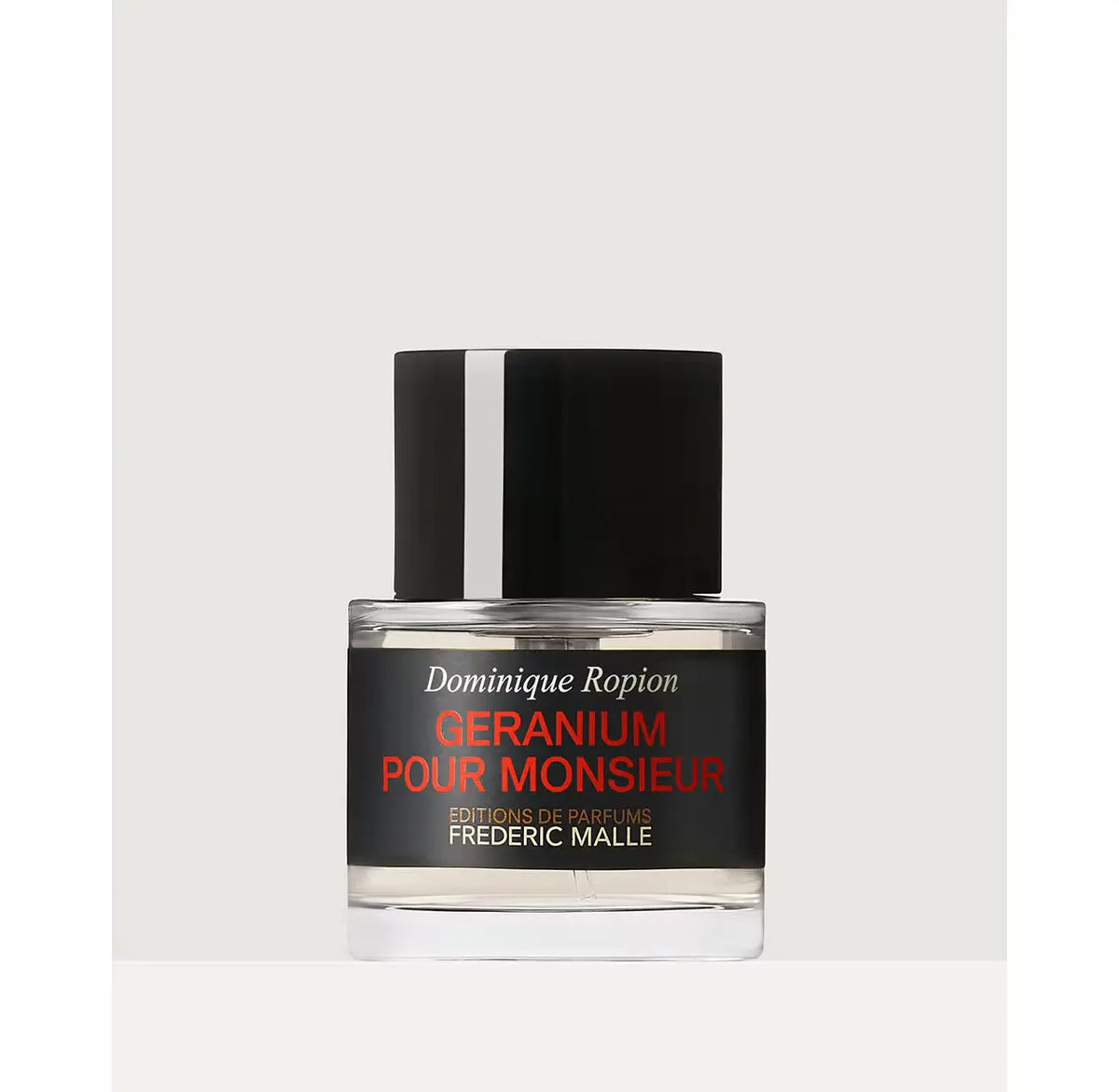 Dos du flacon Géranium pour Monsieur – Parfum fougère - Frédéric Malle | Maison Diaphane