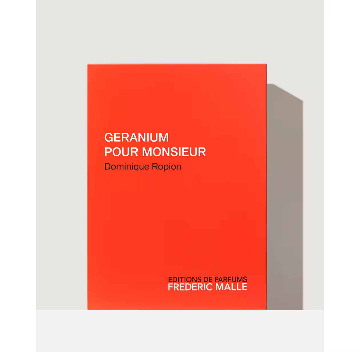 Vue rapprochée du flacon Géranium pour Monsieur - Frédéric Malle | Maison Diaphane