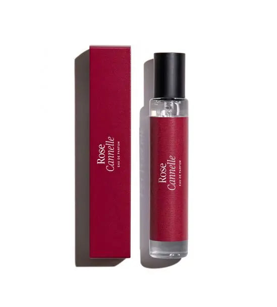 Étiquette du flacon Rose Cannelle - La Closerie des Parfums | Maison Diaphane