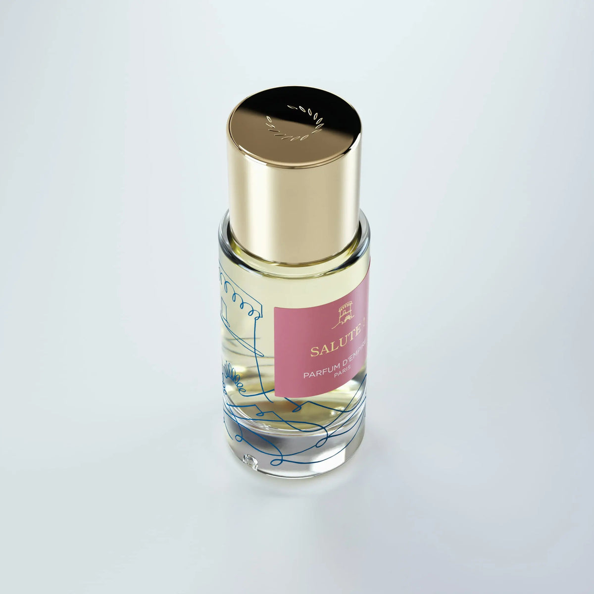 Étiquette du flacon Salute ! - Parfum d&