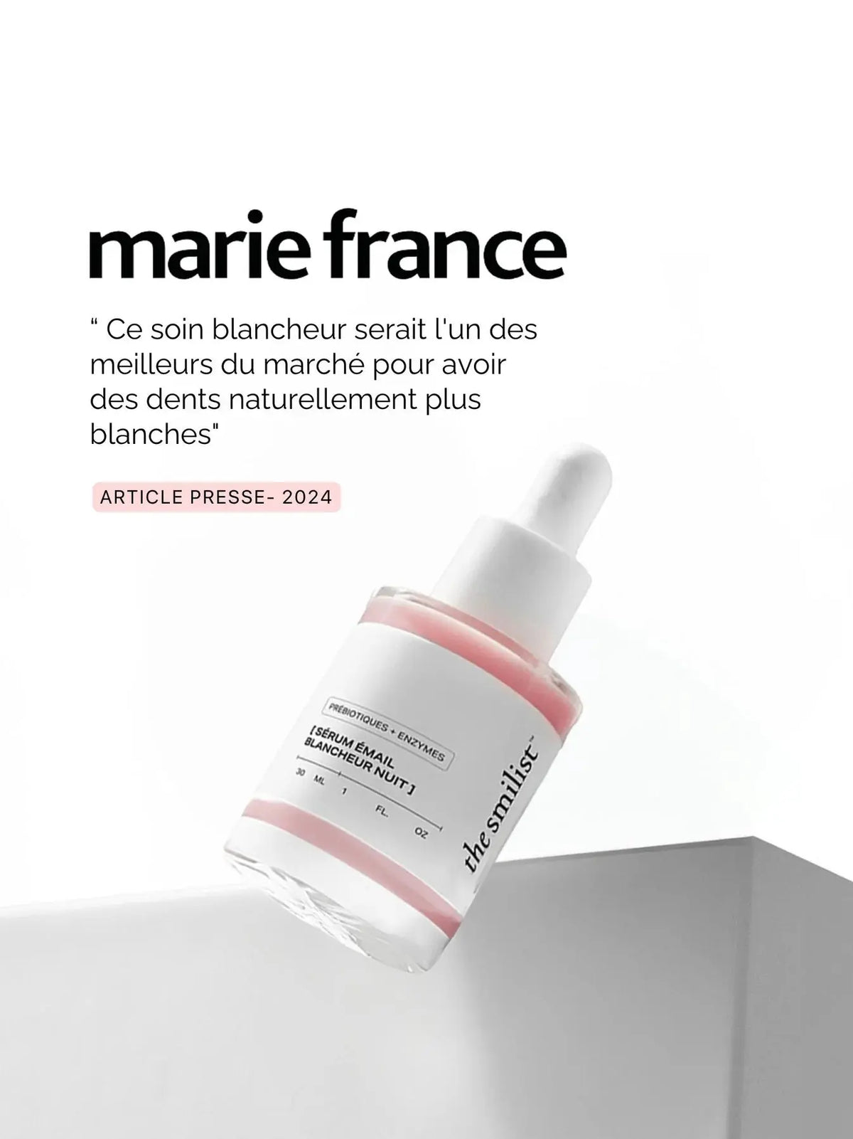 Sérum Émail Nuit – texture - The Smilist | Maison Diaphane