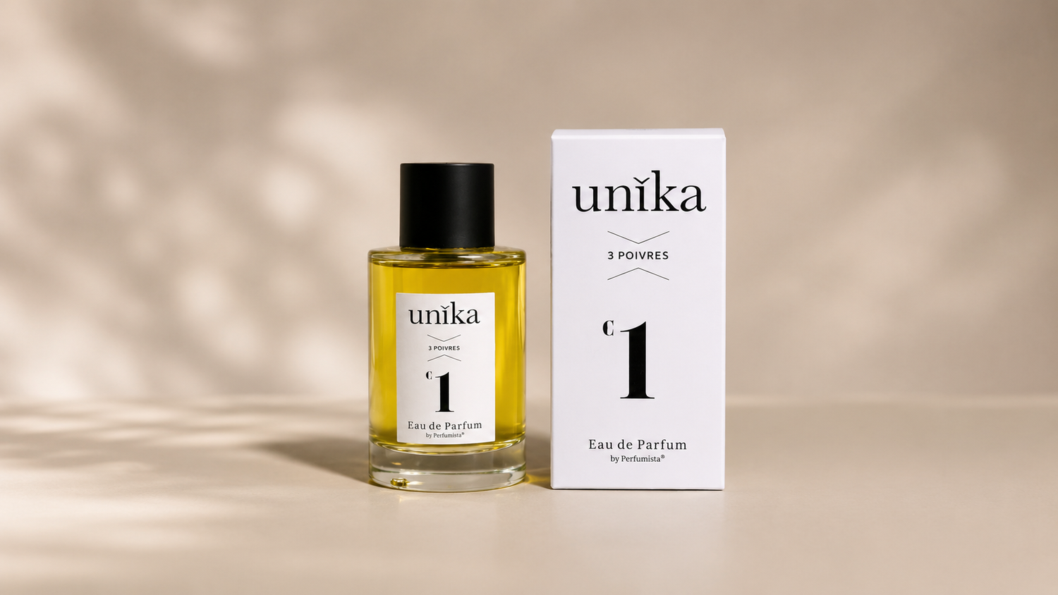 C1 UNIKA — parfum contemporain aux 3 poivres chez Maison Diaphane