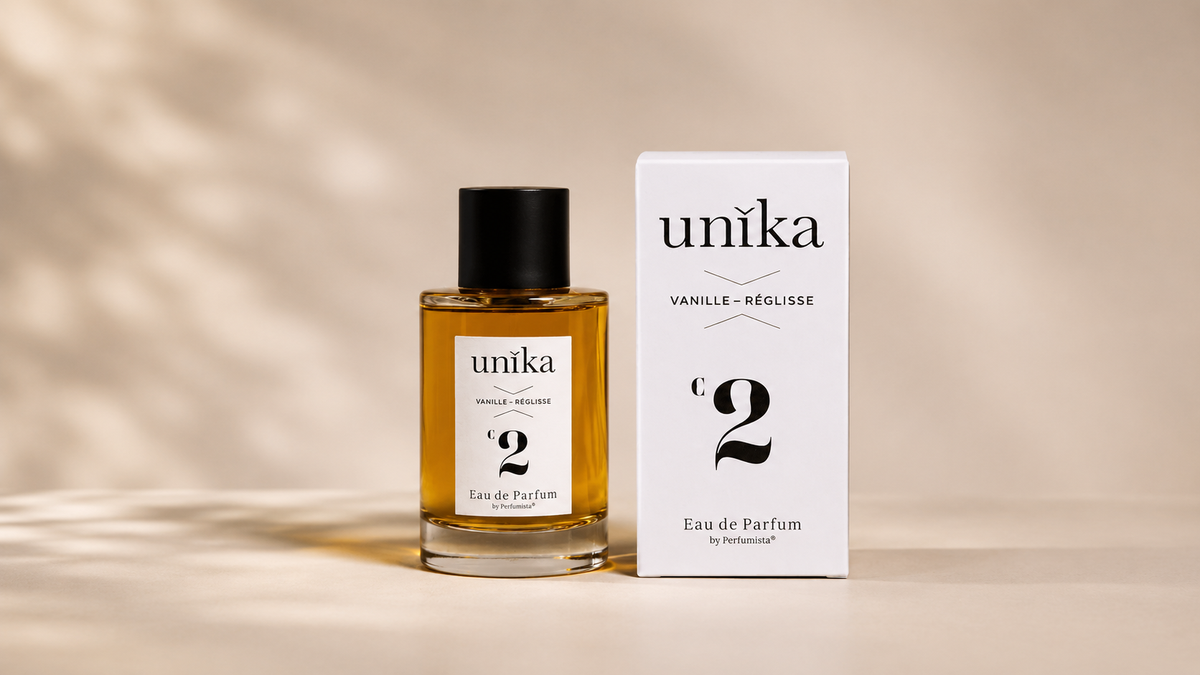 C2 UNIKA — parfum vanille réglisse contemporain chez Maison Diaphane