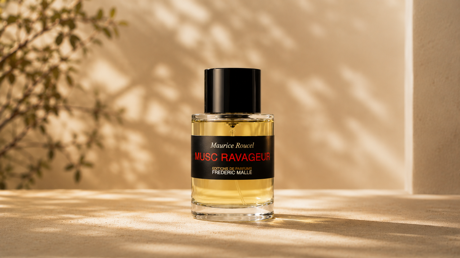 Flacon du parfum Musc Ravageur de Frédéric Malle – Maison Diaphane.