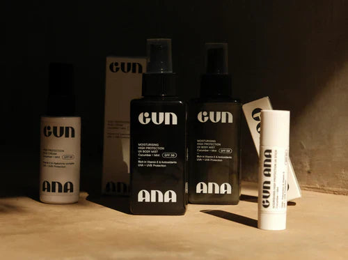 Soins solaires clean et multifonctionnels Gun Ana chez Maison Diaphane