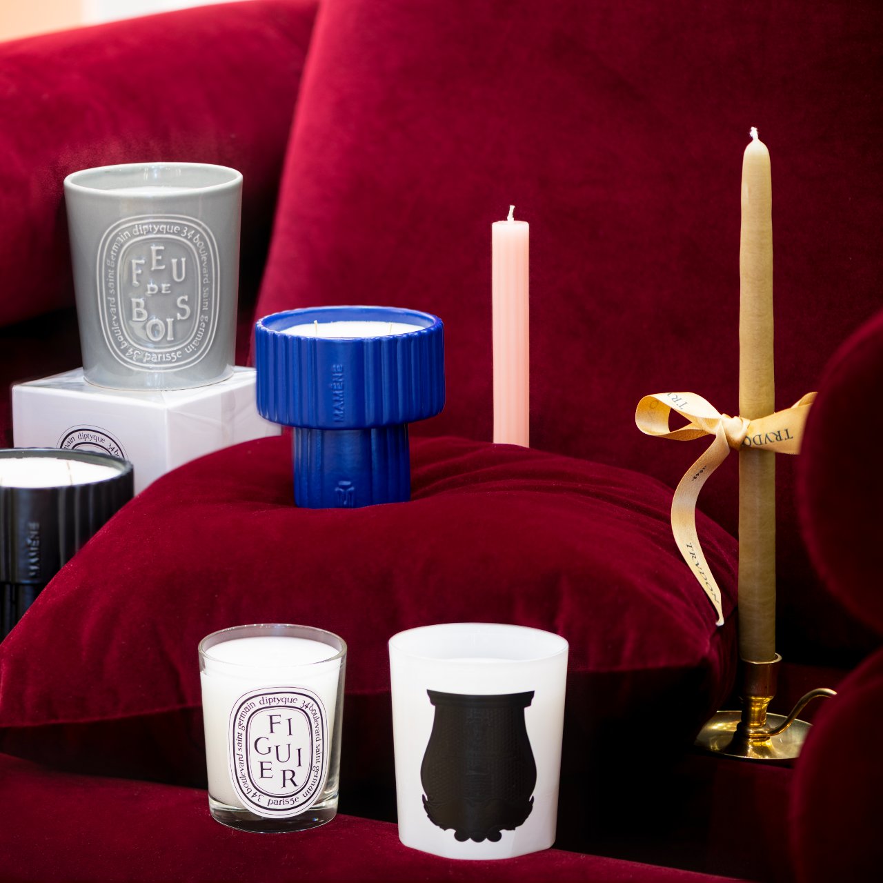 Bougies artisanales et parfumées, exclusives chez Maison Diaphane