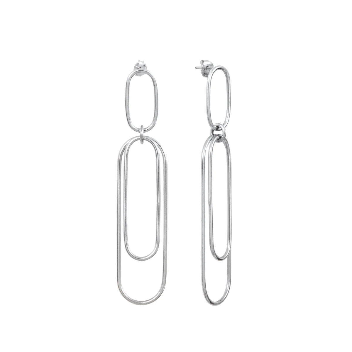 "Boucles d'oreilles Aphéléia Versatile Argent" - AURORE HAVENE