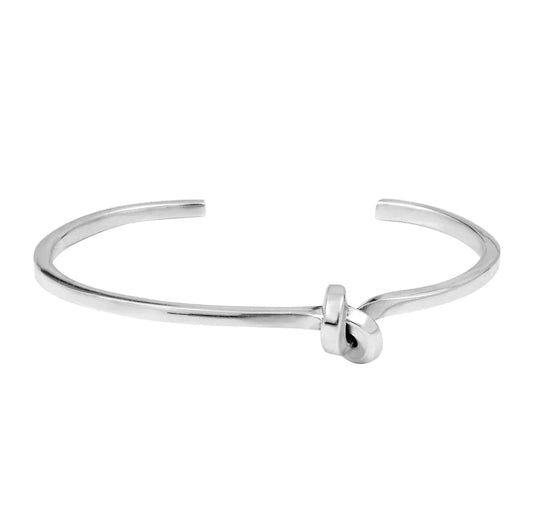 "Bracelet Wire Open Knot Argent" - AURORE HAVENE