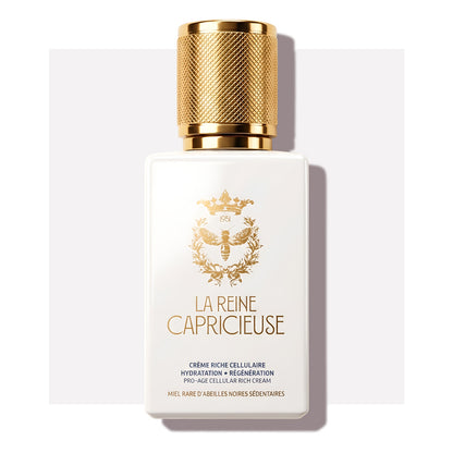 Crème Riche Cellulaire – LA REINE CAPRICIEUSE | Crème visage régénérante miel noir &amp; angélique La Reine Capricieuse