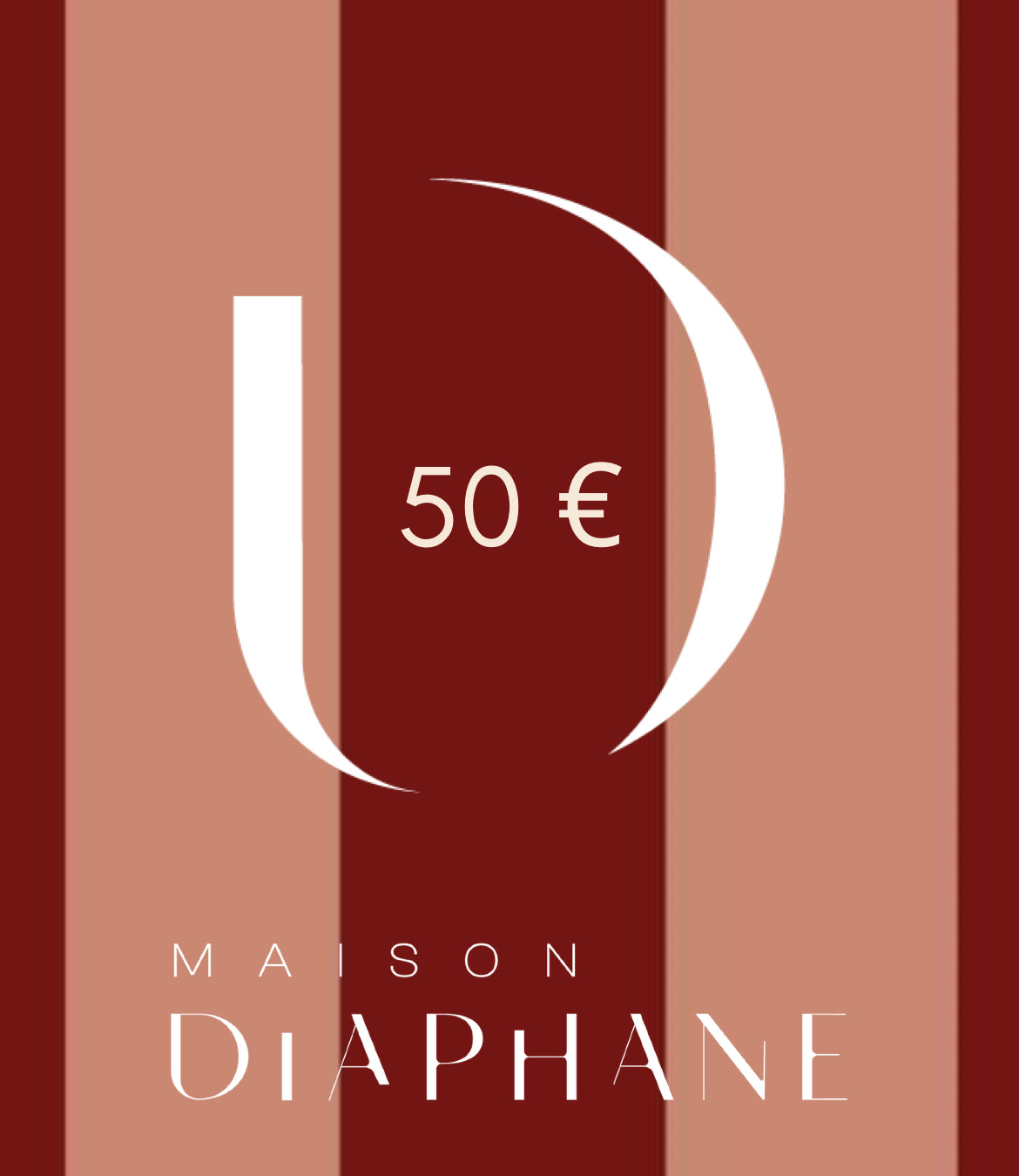 "E-Carte Cadeau" - MAISON DIAPHANE