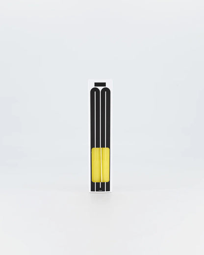 Chandelles (par 2), jaune citron - MAMÈNE