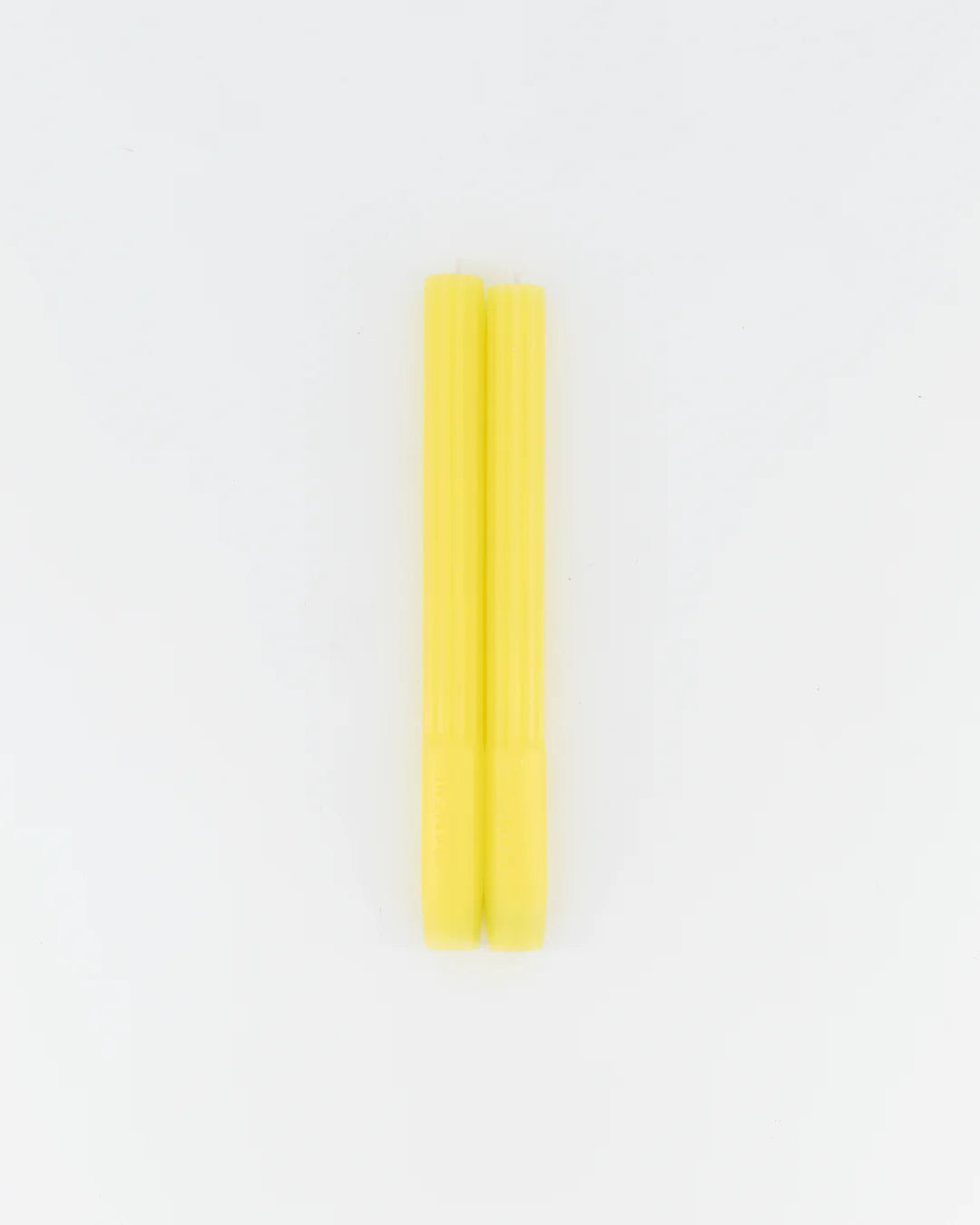 Chandelles (par 2), jaune citron - MAMÈNE