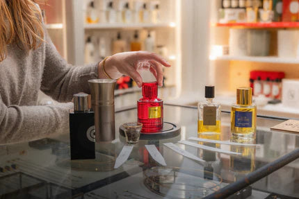 Selection of niche perfumes at Maison Diaphane, Angers
