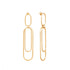 Boucles d’oreilles Aphéléia Versatile en vermeil signées AURORE HAVENNE au design fluide et minimaliste Maison Diaphane