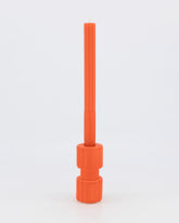 Bougeoirs Totem – faïence artisanale jaune citron et orange corail - Mamène | Maison Diaphane