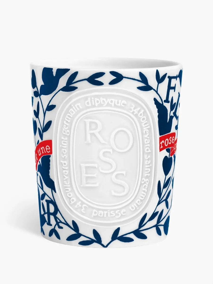 Grande Bougie Roses, édition Saint-Valentin 600 g, Diptyque chez Maison Diaphane