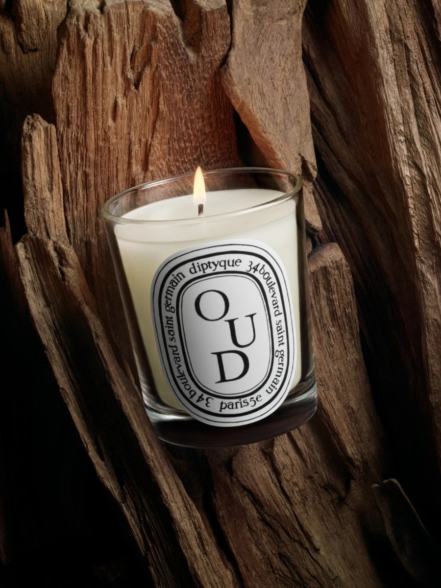 Bougie Oud de Diptyque chez Maison Diaphane à Angers