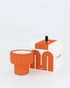 bougie-podium-small-orange-corail-jeanne-mamene-maison-diaphane