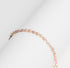 Bracelet PARISRENNES avec perles olives rosées et fil tie and dye coloré Maison Diaphane