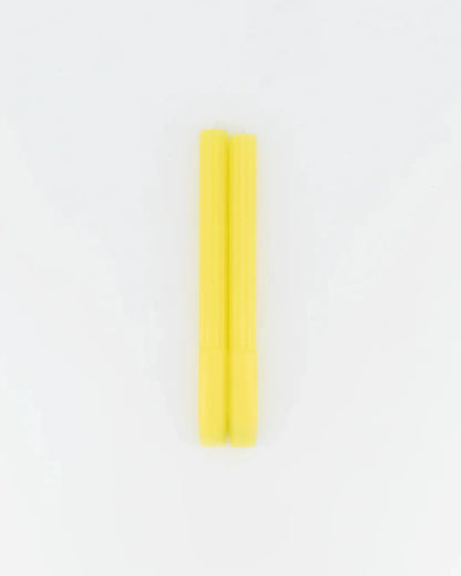 Chandelles jaune citron Mamène chez Maison Diaphane à Angers