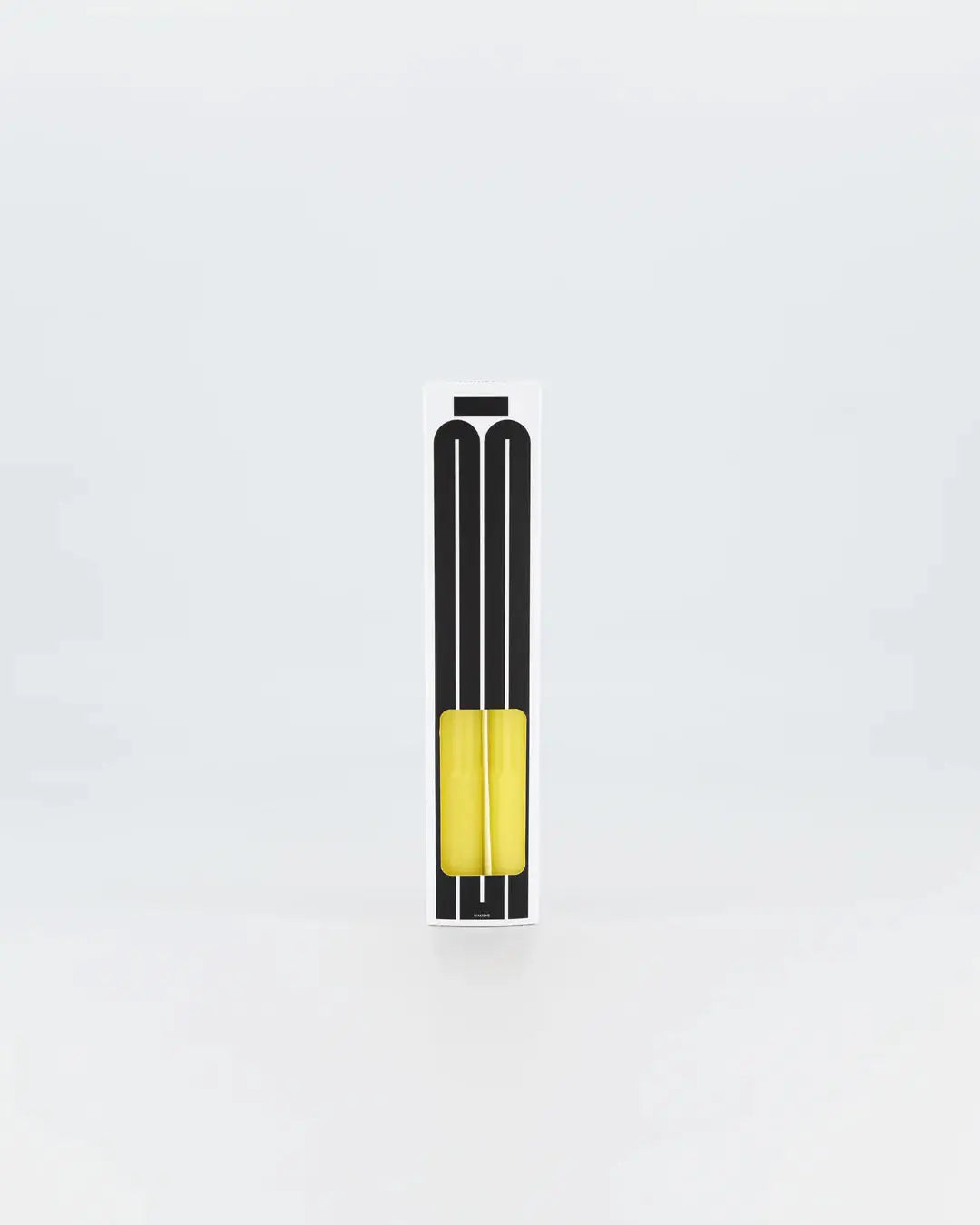 Chandelles jaune citron Mamène chez Maison Diaphane à Angers