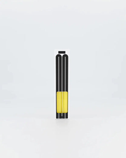 Chandelles jaune citron Mamène chez Maison Diaphane à Angers