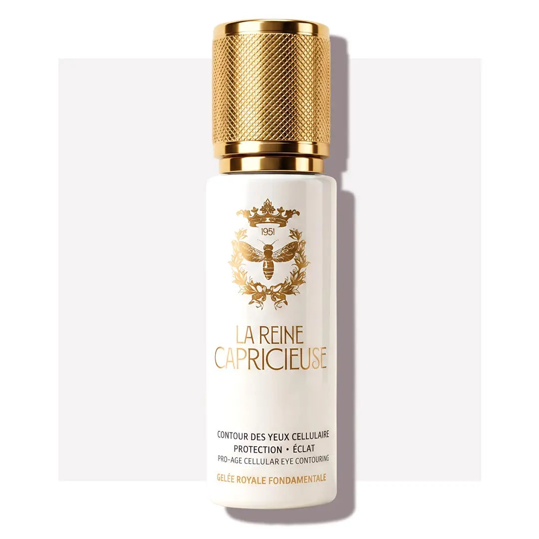 Contour des yeux cellulaire – soin regard régénérant au miel noir et gelée royale - La Reine Capricieuse | Maison Diaphane