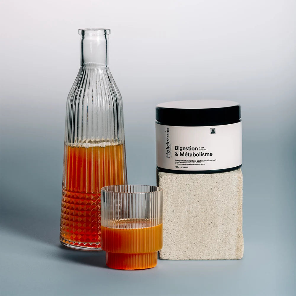 Complément alimentaire digestion et métabolisme – vue 2 - Holidermie | Maison Diaphane
