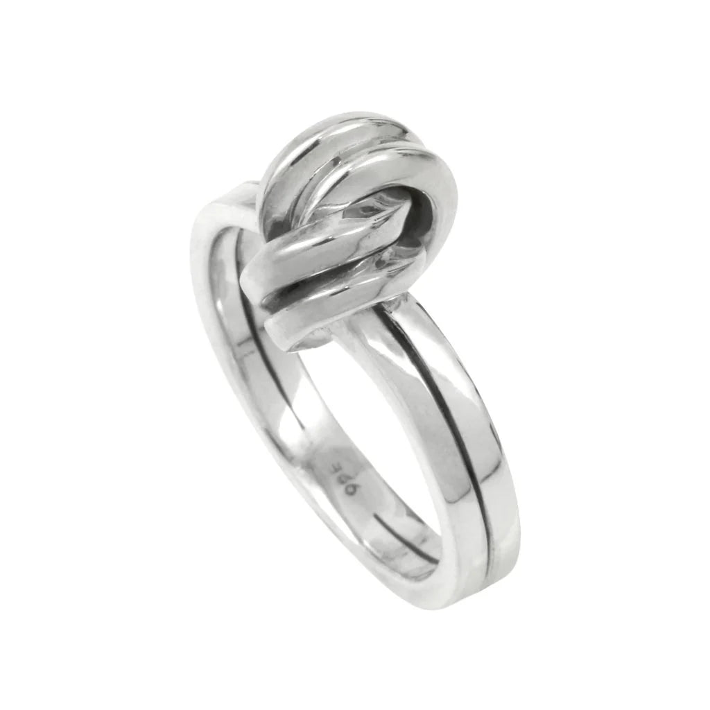 "Bague Double Knot Argent" - AURORE HAVENE
