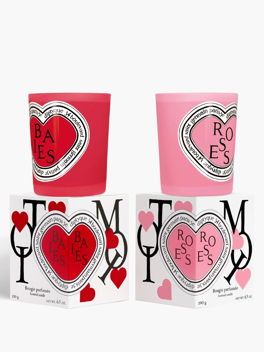 Duo de Bougies "Baies et Roses", Edition limitée Saint Valentin - DIPTYQUE