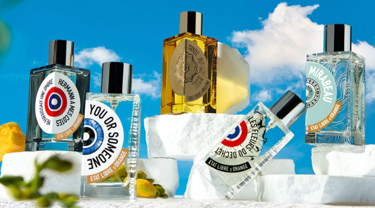 Parfums de niche État Libre d'Orange aux compositions audacieuses et créatives disponibles chez Maison Diaphane