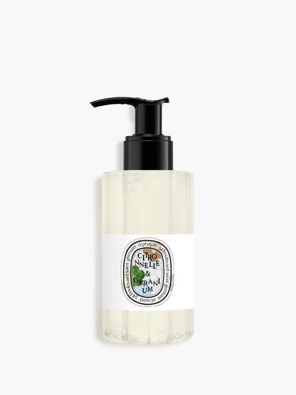 Gel parfum lavant corps Citronnelle &amp; Géranium Diptyque édition estivale Maison Diaphane