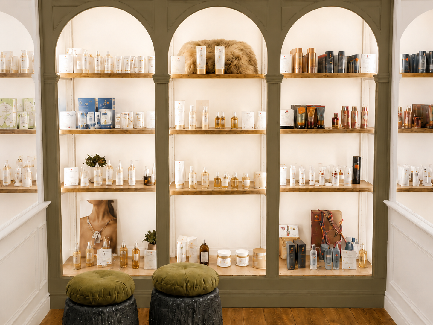 Intérieur de la parfumerie Maison Diaphane – parfums de niche, bougies et soins d'exception | Maison Diaphane