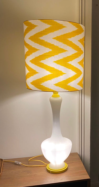 lampe-opaline-zigzag-jaune-empires-maison-diaphane