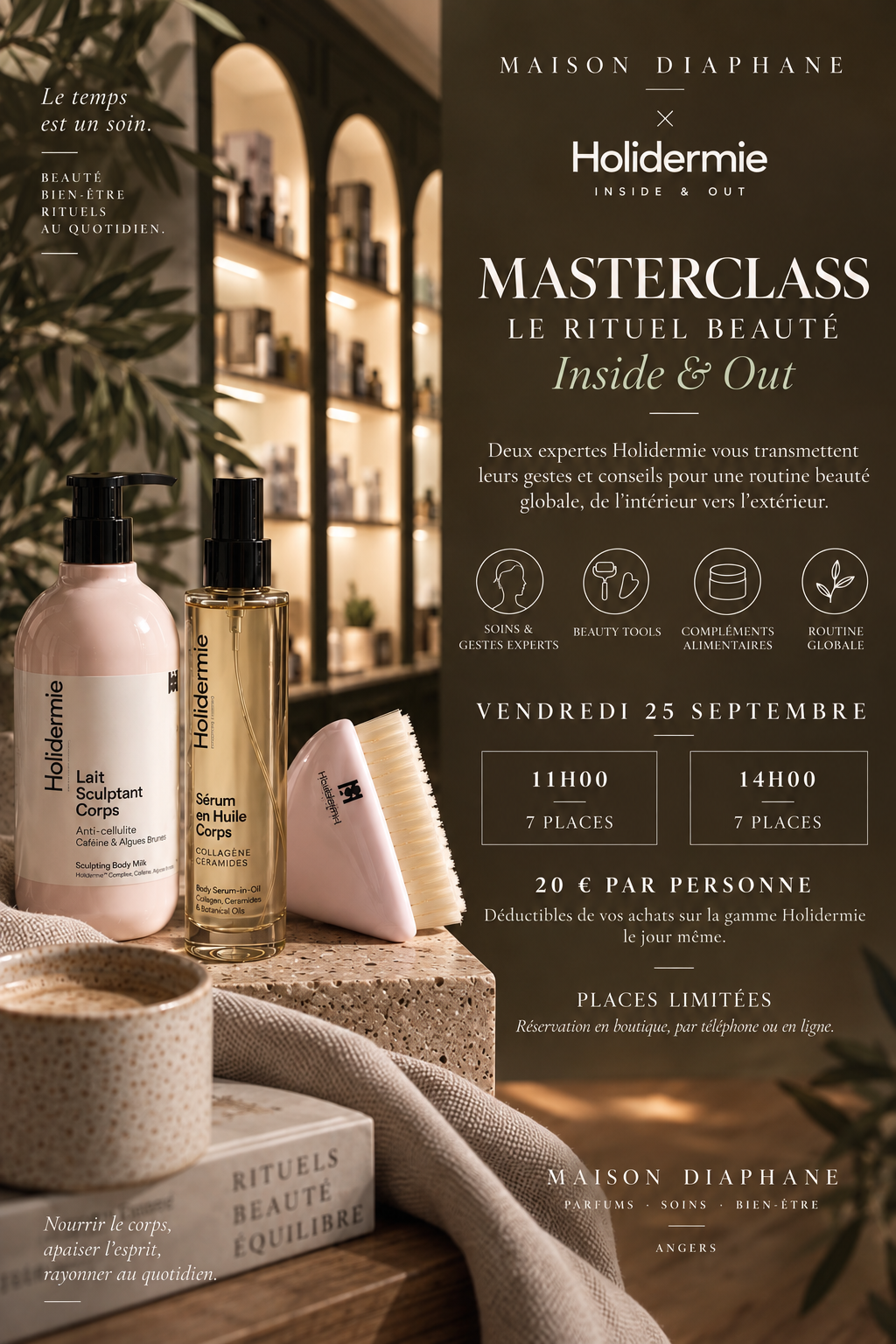 Masterclass Holidermie x Maison Diaphane